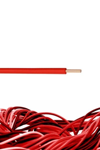 Öznur H07V-U Kırmızı 2,5 NYA Kablo